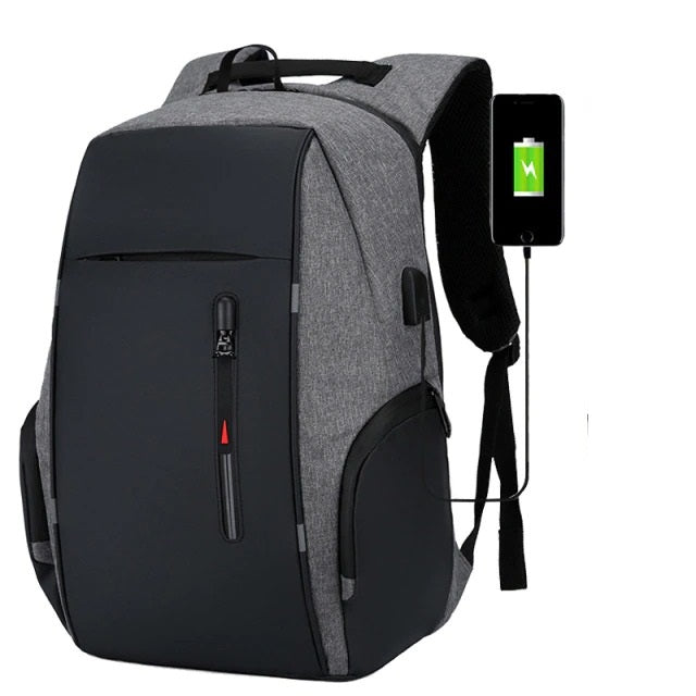 Mochila Impermeable Urbana Para Laptop Carga Usb, Escolar