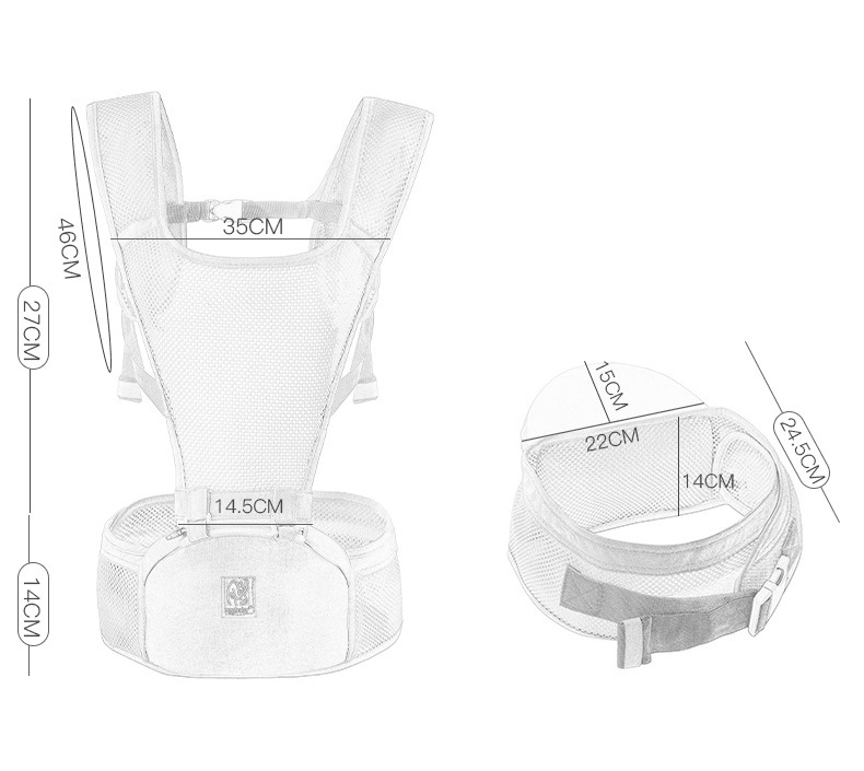 Canguro Multifuncional Ergonómico - 3 En 1 - De 0 A 36 Meses