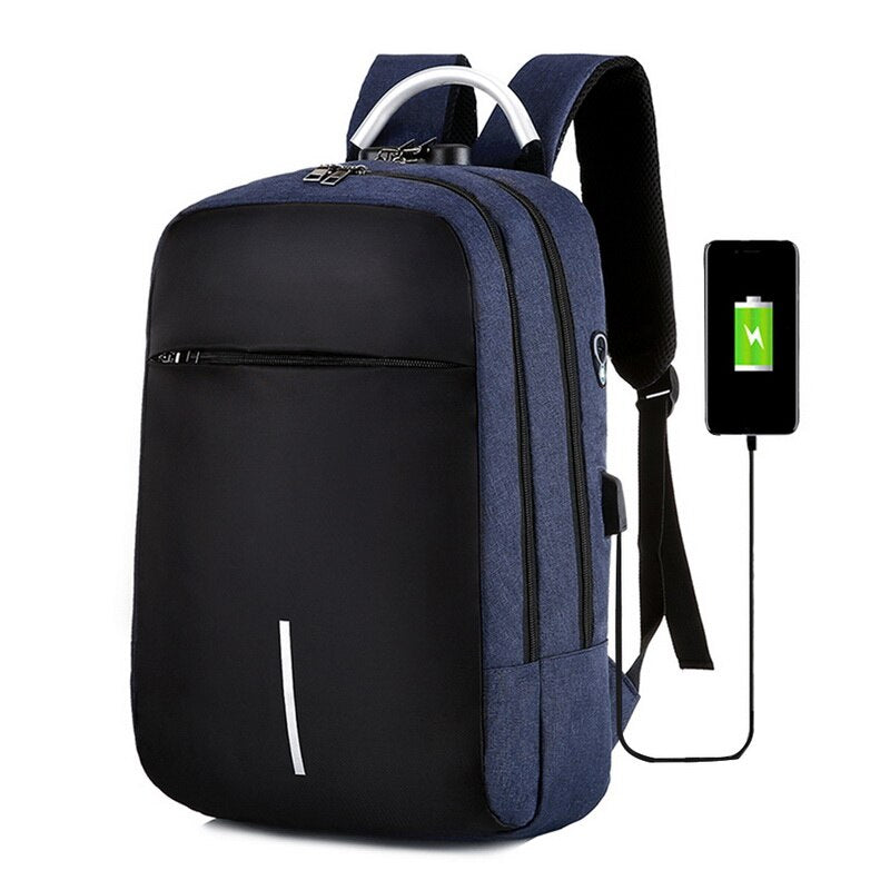 Mochila con Clave Antirrobo Con Porta Laptop