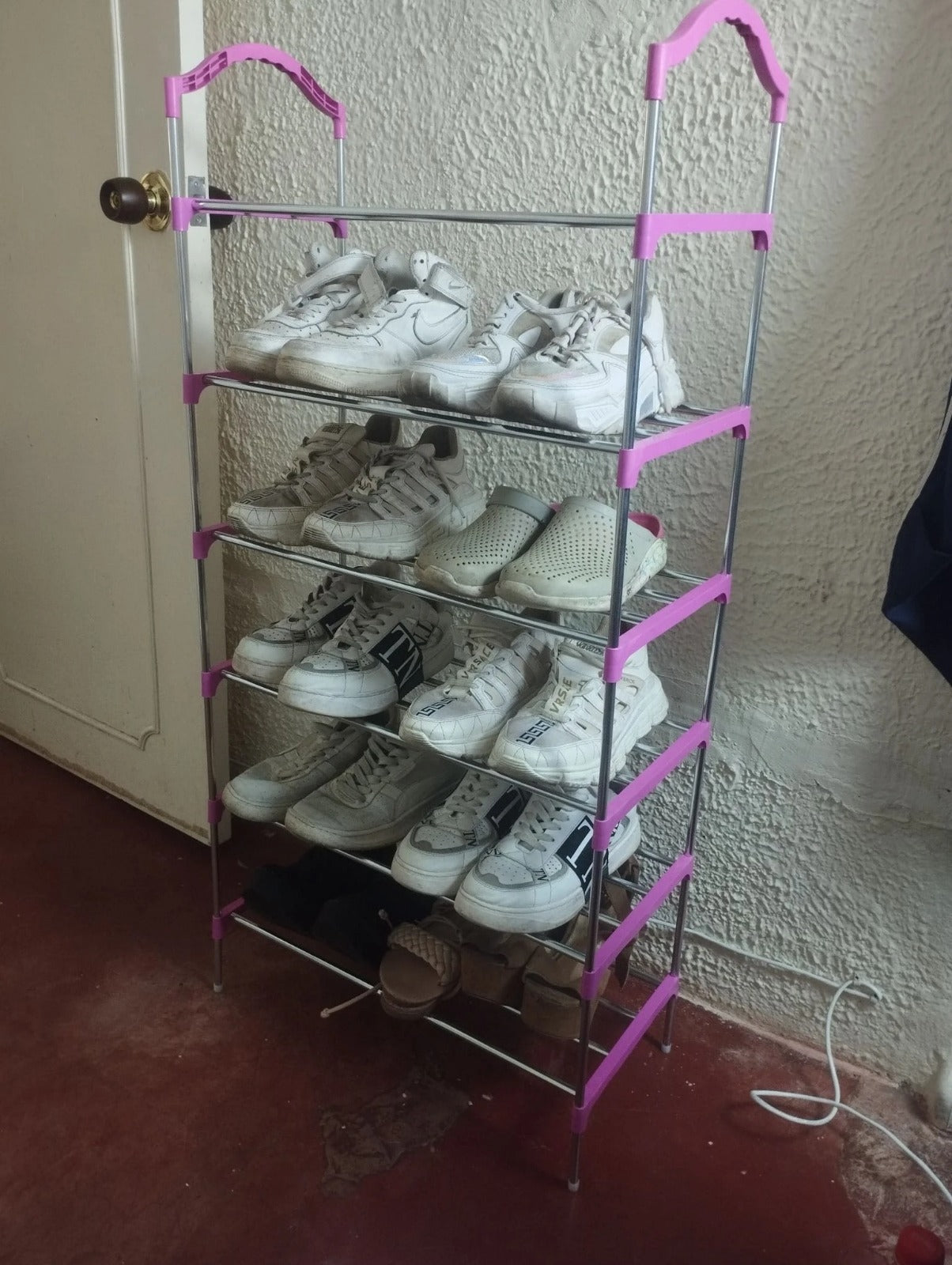 Organizador De Zapatos Apilable De Acero Inoxidable De 6 niveles - compralo-peru