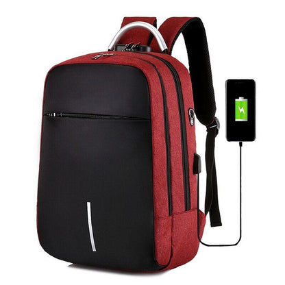 Mochila con Clave Antirrobo Con Porta Laptop