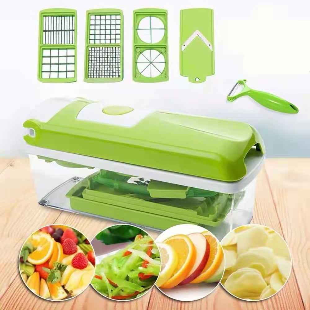 Cortador de verduras , Pica Todo Cocina One Step Precision Cutting Todo 5 En 1 - compralo-peru