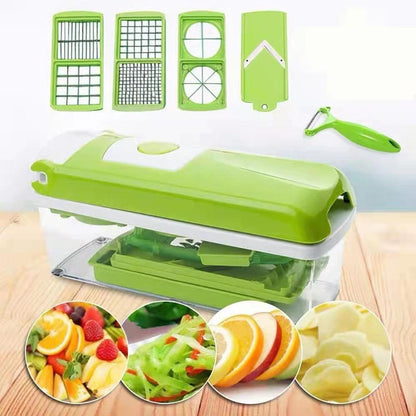 Cortador de verduras , Pica Todo Cocina One Step Precision Cutting Todo 5 En 1 - compralo-peru