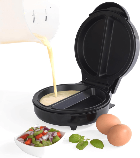 Sandwichera Eléctrica Doble Cara 850W Antiadherente Tortilla Pizza Pan - compralo-peru