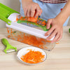 Cortador de verduras , Pica Todo Cocina One Step Precision Cutting Todo 5 En 1 - compralo-peru