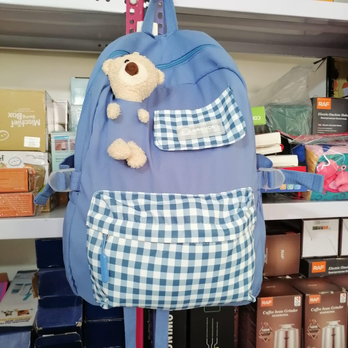 Mochila Coreana Grenobil Cuadro