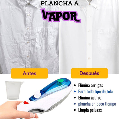 Plancha de Ropa a Vapor Portátil