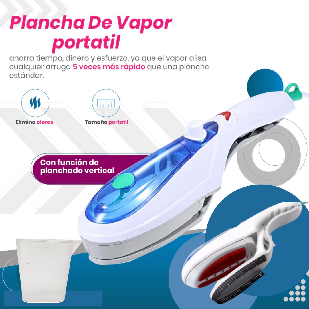 Plancha de Ropa a Vapor Portátil