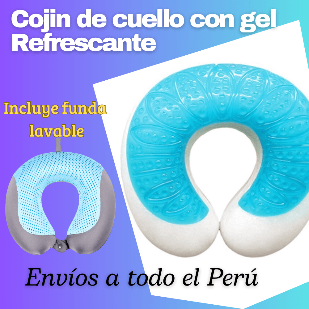 Cojin Para Cuello con Capa de Gel Refrescante - compralo-peru