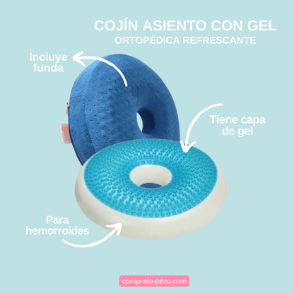 Cojín Picaron con Gel Refrescante Funda Lisa Funda Lisa