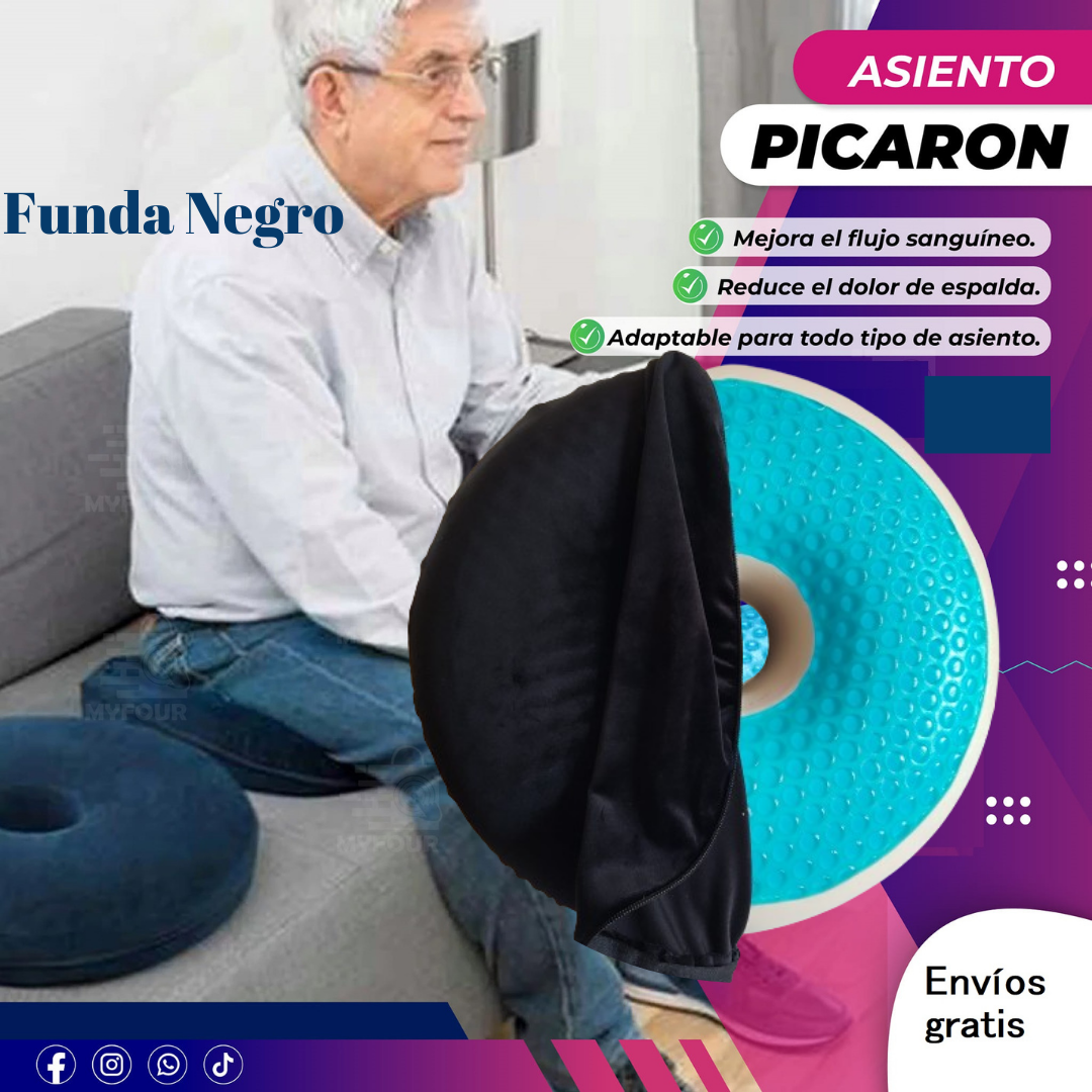 Cojín Picaron con Gel Refrescante Funda Lisa Funda Lisa