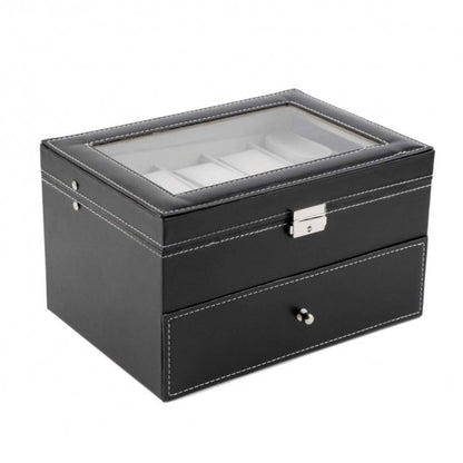 Caja Organizador de 20 Relojes + Lalave