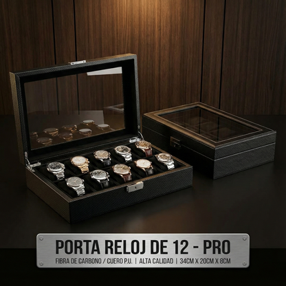 Organizador de 12 Relojes PRO BLACK
