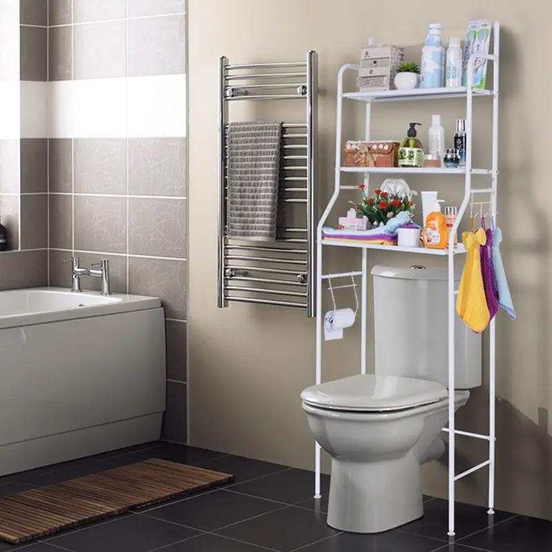 Organizador De Baño Estante De 3 Niveles Mueble Toilet Rack