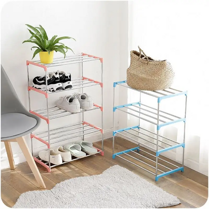 Organizador De Zapatos Apilable De Acero Inoxidable De 6 niveles - compralo-peru