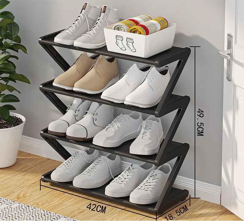 Organizador Estante Para Zapatos Práctico Multifunción 4 niveles - compralo-peru