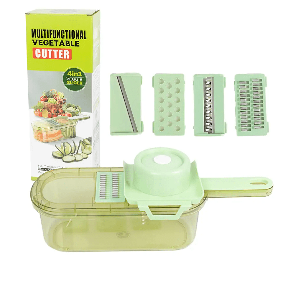 Cortador rallador Cutter de ensalada, rebanador Manual de alimentos, verduras cortador de ajo y fruta. - compralo-peru