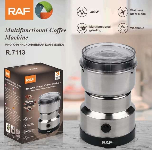 Molinillo  RAF Eléctrico Granos de Café  300w de 4 Aspas