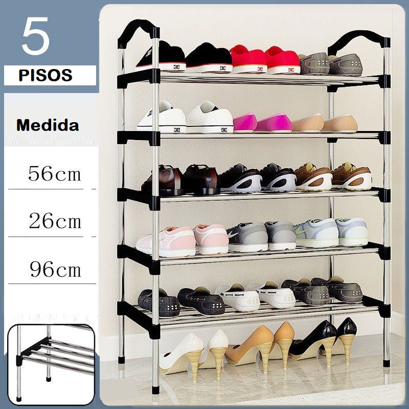 Zapatera Armable de 5 Pisos Organizador de Zapatos