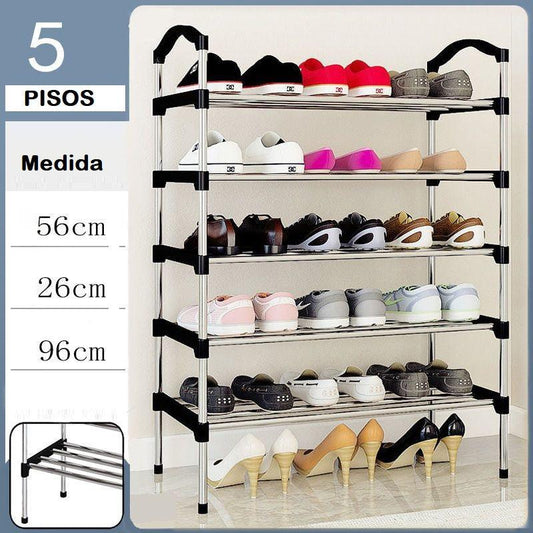 Zapatera Armable de 5 Pisos Organizador de Zapatos