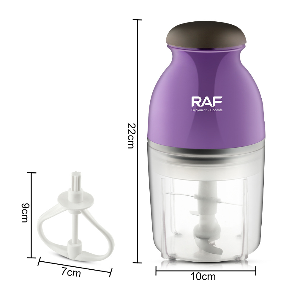 Trituradora de verduras y Carnes eléctrica RAF para uso doméstico 2 en 1 🍇🍍🥭🍉