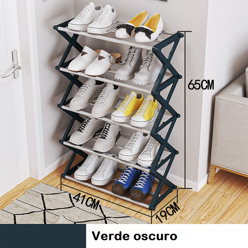 Zapatera organizador  forma de X  5 Niveles  armable 👟 👞