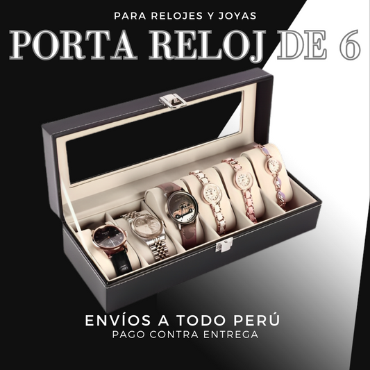 Caja Porta Reloj de 6 - PRLJ1