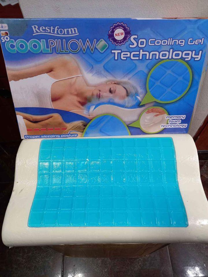 Almohada Con Gel Viscoelástica y Ortopédica + Funda