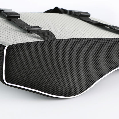 Cojin Lumbar Con Capa Gel Ortopédico Viscoelastico FUNDA NEGRO