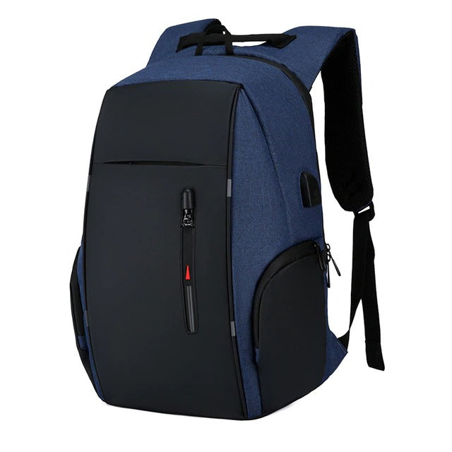 Mochila Impermeable Urbana Para Laptop Carga Usb, Escolar