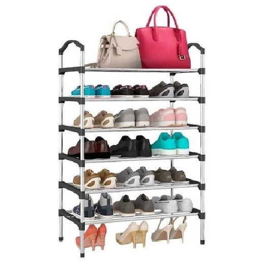 Organizador De Zapatos Apilable De Acero Inoxidable De 6 niveles - compralo-peru