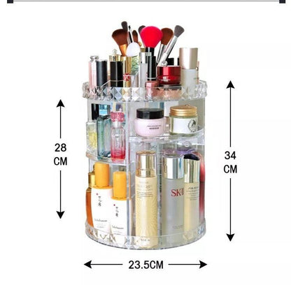 Organizador Maquillaje Cosmeticos De Rotación Acrílico 360°