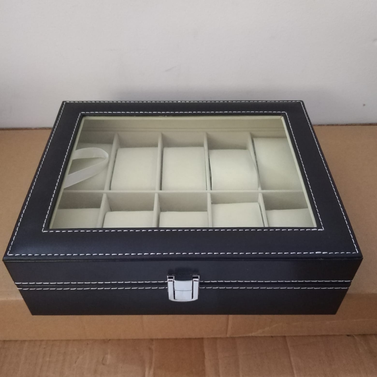 Caja Porta Reloj de 10 Estuche Relojero