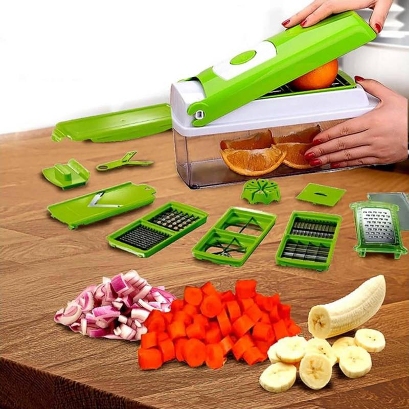 Cortador de verduras , Pica Todo Cocina One Step Precision Cutting Todo 5 En 1 - compralo-peru