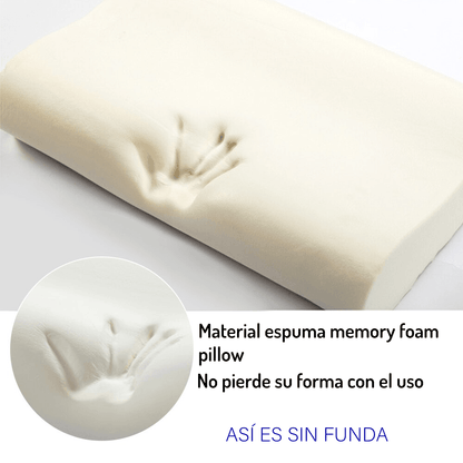 Almohada Viscoelástica Con Funda de Bamboo Sueño Cómodo - compralo-peru