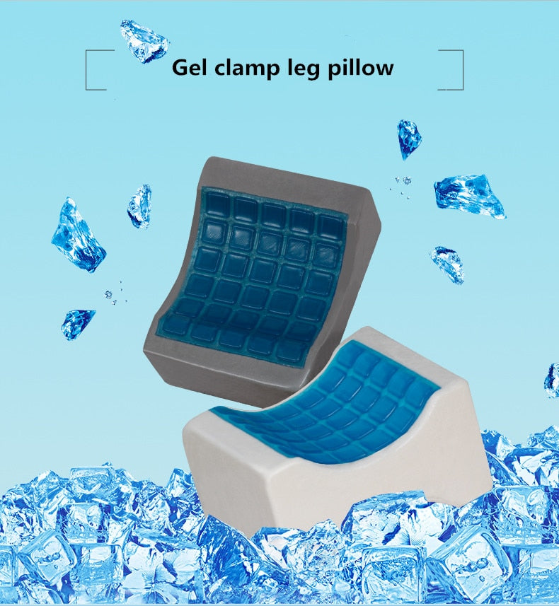 Cojin para piernas y rodillas - Memory Foam Viscoelástico con gel - compralo-peru