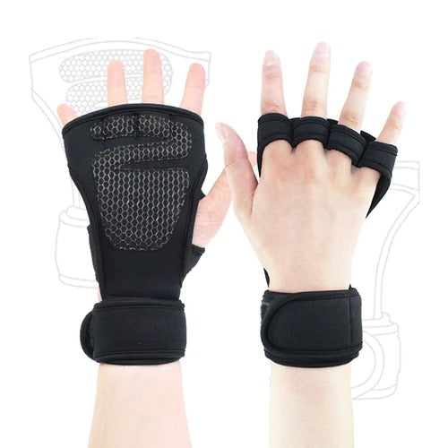 Guantes para Gimnasio Pesas con Muñequera XL (talla pequeña) - compralo-peru